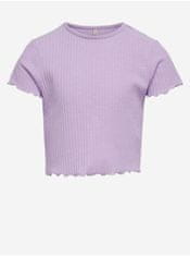 ONLY Světle fialové holčičí tričko ONLY Nella 134-140