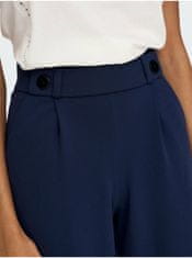 Jacqueline de Yong Tmavě modré dámské široké kalhoty JDY M/34