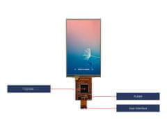 DWIN LCD 4,3" 800x480 rezistivní dotykový panel HMI