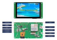DWIN LCD 5" 800x480 kapacitní dotykový panel HMI