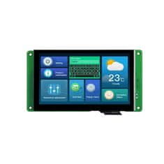 DWIN LCD 5" 800x480 825nit kapacitní dotykový panel HMI
