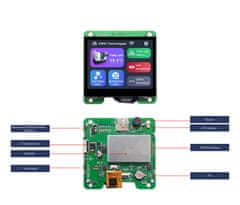 DWIN LCD 3,5" 640x480 kapacitní dotykový panel HMI