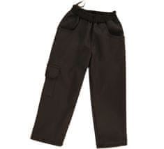 ROCKINO Dětské softshellové kalhoty vel. 110,116,122 vzor 8620 - černé, velikost 110