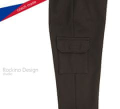 ROCKINO Dětské softshellové kalhoty vel. 134,140,146 vzor 8621 - černé, velikost 140