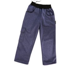 ROCKINO Dětské softshellové kalhoty vel. 110,116,122 vzor 8620 - modré, velikost 110