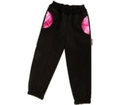 ROCKINO Dětské softshellové kalhoty vel. 110,116,122 vzor 8770 - černé, velikost 116
