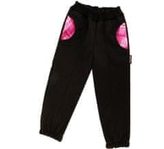 ROCKINO Dětské softshellové kalhoty vzor 8769 - černé, velikost 104