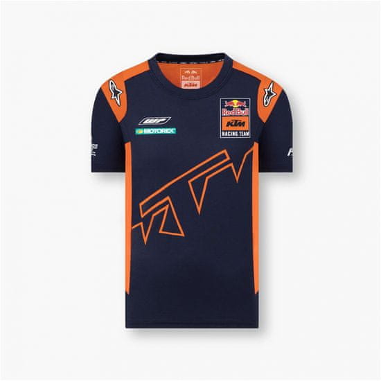 KTM triko REDBULL Racing 22 dětské modro-oranžové