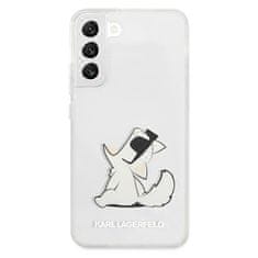 Karl Lagerfeld Karl Lagerfeld Choupette Fun - Samsung Galaxy S22+ Pouzdro (Transparentní)