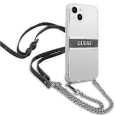 Guess Guess 4G Silver Stripe Crossbody - Pouzdro Na Iphone 13