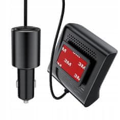AceFast Nabíječka do auta 3x USB 1x USB-C 90W, černá