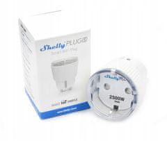 Shelly Plug - WiFi zásuvka - Měření proudu 2500W, Plug_S