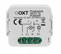 TopElektronik MINI 1 kanálový regulátor s měřením - WiFi TUYA, Mini OXT WiFi s měřením proudu WiFi