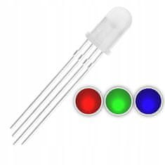 TopElektronik 1 x RGB LED 3 barvy 5mm Arduino Raspberry, 5mm RGB LED červená|modrá|zelená
