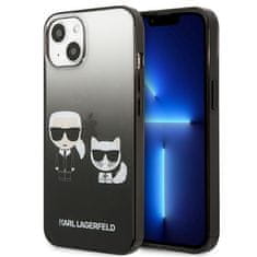 Karl Lagerfeld Karl Lagerfeld Gradient Ikonik Karl & Choupette - Kryt Na Iphone 13 Mini (Ča