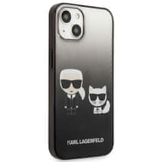 Karl Lagerfeld Karl Lagerfeld Gradient Ikonik Karl & Choupette - Kryt Na Iphone 13 Mini (Ča