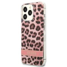 Guess Guess Leopard Electro Stripe – Pouzdro Iphone 13 Pro Max (Růžové)