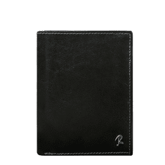 Rovicky Černá kožená pánská peněženka se zámkem proti krádeži CE-PR-N4-BSR-VT.51_288980 Univerzální