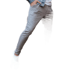 Dstreet Pánské stylové elegantní kalhoty POLA šedá ux3433 XXL