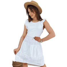 Dstreet Dámské šaty GINA bílé ey2095 Univerzální