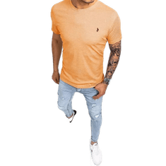 Dstreet Pánské tričko GIMA oranžové rx4968 3XL
