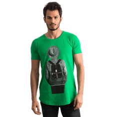 Factoryprice Pánské zelené tričko s potiskem RT-TS-1-11092T.27_310839 M
