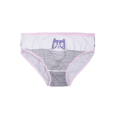 BERRAK Dámské kalhotky s potiskem INTIMI bílé a růžové BR-MT-6873_380666 146-152