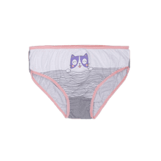 BERRAK Dámské kalhotky s potiskem VIA bílá a broskvová BR-MT-6873_380698 116-122