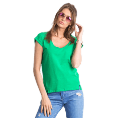BASIC FEEL GOOD Dámské tričko VIBES zelené RV-TS-4839.12P_321372 XS