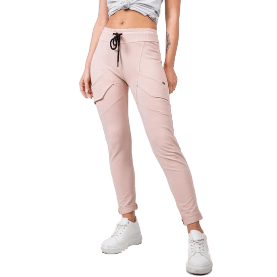 BASIC FEEL GOOD Dámské kalhoty READY pudrově růžové RV-DR-5424.08X_347812