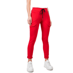 BASIC FEEL GOOD Dámské kalhoty READY červené RV-DR-5424.08X_347814 M