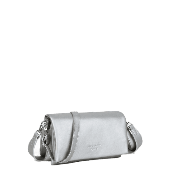 Luigisanto Dámská kabelka mini dopisní podlouhlá LUIGISANTO stříbrná OW-TR-6067_362031