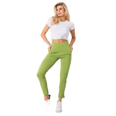 BASIC FEEL GOOD Dámské kalhoty NINA zelené RV-DR-5222.59_362982 XL
