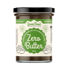GreenFood Nutrition Zero Butter Arašídový krém s tmavou čokoládou 400g