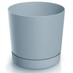 Prosperplast Tubo hrnec s podstavcem šedý plast 23,9 cm