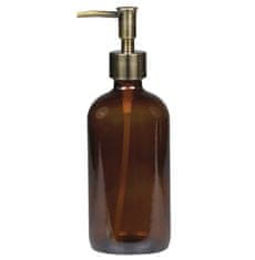 Skleněná Mocca láhev nebo dávkovač na mýdlo s pumpičkou 480 ml