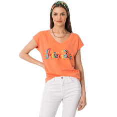 FANCY Dámské tričko HOLLIS s potiskem oranžové FA-TS-7001.60_364046 Univerzální