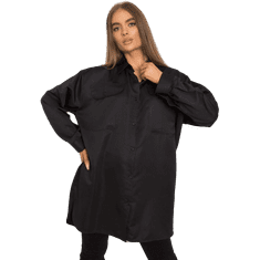 Ex moda Dámská košile oversize CATHY černá EM-KS-678-1.09_378411 Univerzální