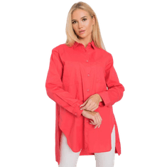 Ex moda Dámská košile s rozparky AMERSHAM jasně růžová EM-KS-001.46_379668 Univerzální