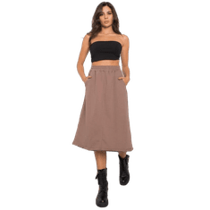 BASIC FEEL GOOD Dámská sukně od RUSHMOOR hnědá RV-SD-7208.21X_379759 L-XL