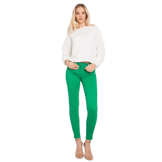 Factoryprice Dámské kalhoty MARITES zelené RS-SP-77302.55P_381155