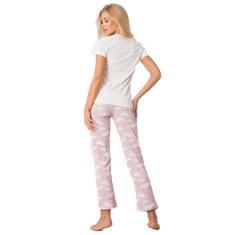 Factoryprice Dámské pyžamo s potiskem dvoudílné ASIF bílé BR-PI-3256_378443 XL
