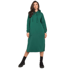 RUE PARIS Dámské šaty s kapsami Sheffield RUE PARIS tmavě zelené RV-SK-7359.25X_381154 S-M