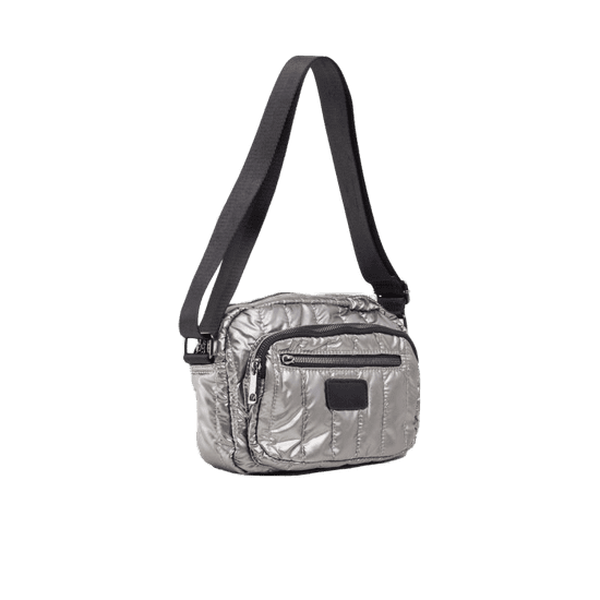 F & B Dámská kabelka prošívaná ASH stříbrná OW-TR-96522_380642