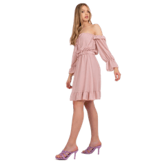 Och Bella Dámské šaty Monaco OCH BELLA růžové TW-SK-BI-1189.47_382497 Univerzální