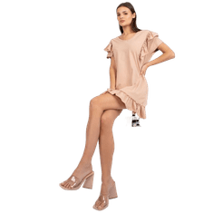 FANCY Dámské šaty s volánem bavlněné ALYSIA mini FA-SK-7017.72P_386337 Univerzální