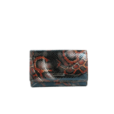 Lorenti Dámská kožená peněženka se vzorem KIERON černočervená 76112-MSN_386779 Univerzální