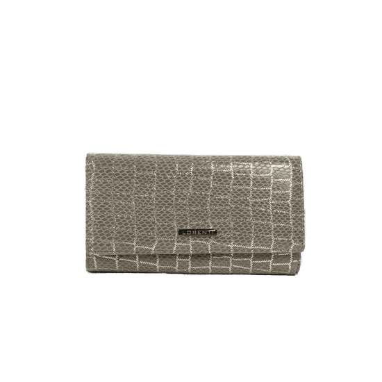 Lorenti Dámská peněženka kožená se zvířecím motivem LIRD šedá 64003-YGS_386753