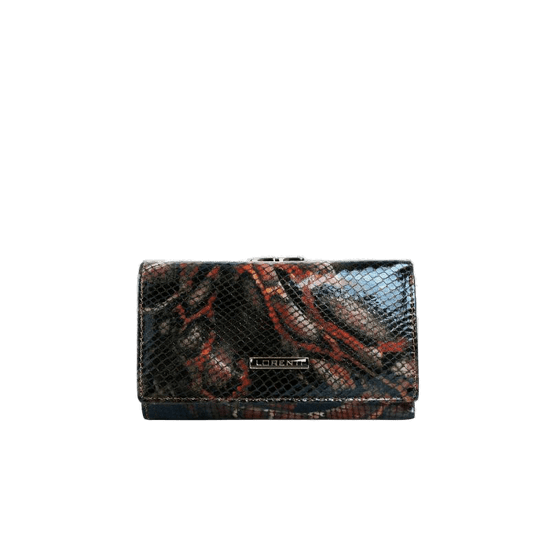 Lorenti Dámská peněženka kožená FIRTH černočervená 55020-MSN_386762