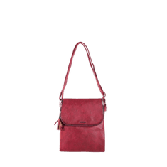 F & B Dámská kabelka z ekologické kůže COURTNEY bordó OW-TR-5007-2_391185 Univerzální